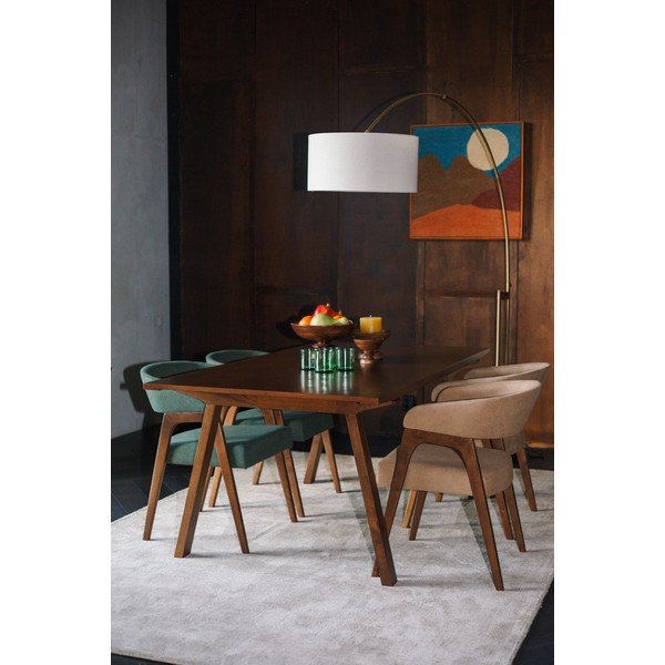 Ēdamgalds ar oškoka imitācijas galda virsmu 95x180 cm Adamello – Dutchbone-image-1
