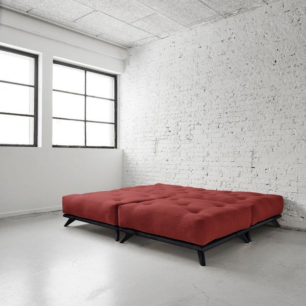 Senza kāju paliktnis Black/Passion Red-image-3
