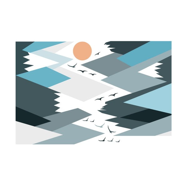 Sienas uzlīme Ambiance Giant Kid Sticker Scandinavian Mountains Parka-image-2