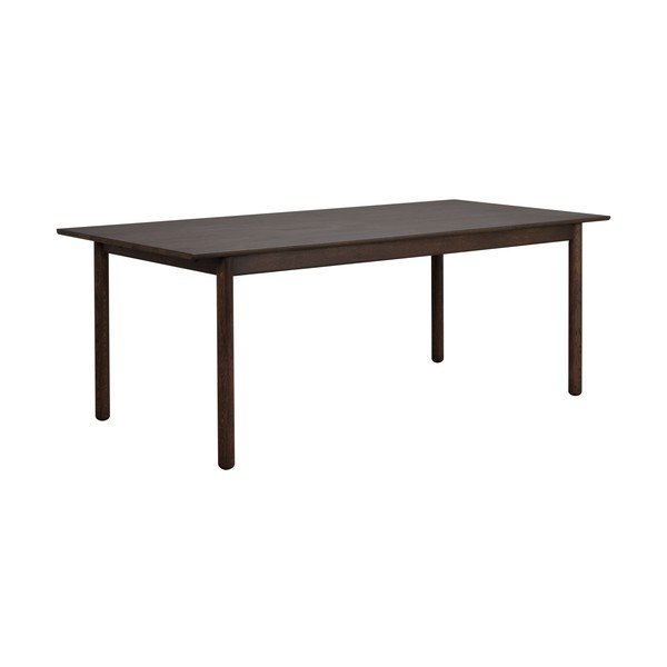 Ozola masīvkoka izvelkams ēdamgalds 90x205 cm Derrymore – Rowico