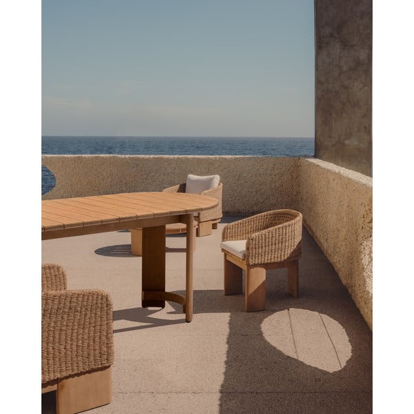 Eikalipta masīvkoka ēdamgalds 110x280 cm Xoriguer – Kave Home-image-1