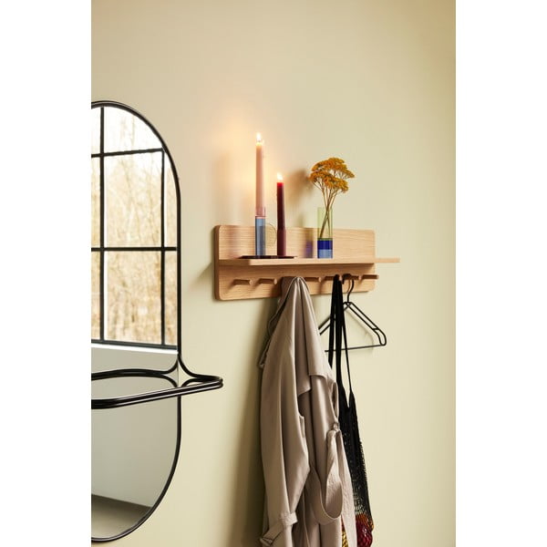 Sienas spogulis ar plauktu 21x102 cm Carry – Hübsch-image-3