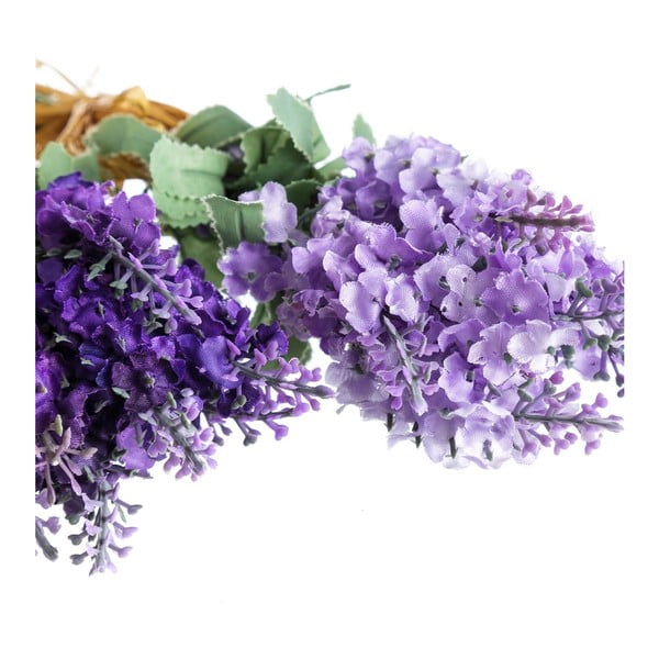 Mākslīgie augi (3 gab.) (augstums 32 cm) Lavender Bouquet – Casa Selección-image-4