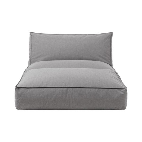 Pelēks dārza atpūtas krēsls Blomus Stone, 120 x 190 cm