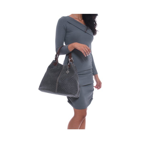 Isabella Rhea 858 Grigio ādas soma-image-3