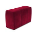 Sarkana samta atzveltne modulārajam dīvānam Rome Velvet – Cosmopolitan Design 