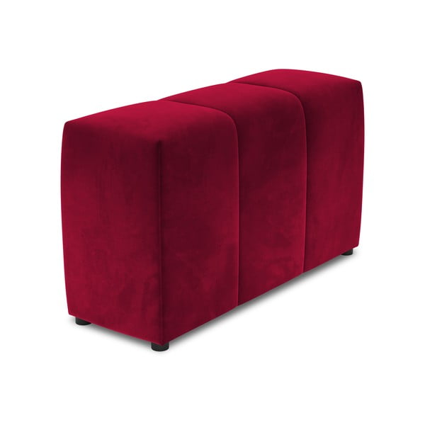 Sarkana samta atzveltne modulārajam dīvānam Rome Velvet – Cosmopolitan Design 
