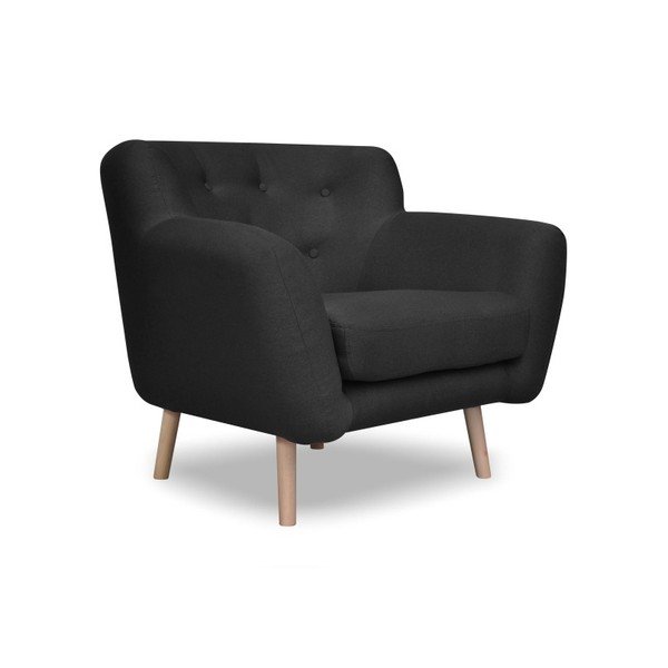 Antracīta pelēks atpūtas krēsls Cosmopolitan Design London-image-2