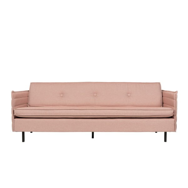 Lašu rozā Zuiver Jaey dīvāns, 209 cm