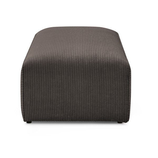 Brūns velveta modulārais kāju soliņš Megeve – Bobochic Paris-image-3