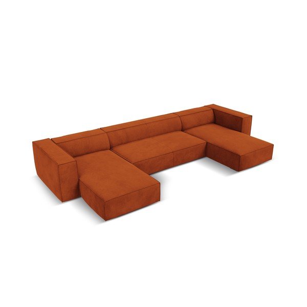 Oranžs stūra dīvāns (U veida) Madame – Windsor & Co Sofas-image-2