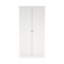 Balts drēbju skapis 99x200x62 cm Billund – Tvilum