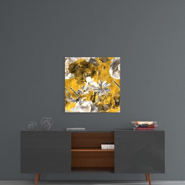 Stikla glezna Insigne Daisies, 40 x 40 cm-image-1