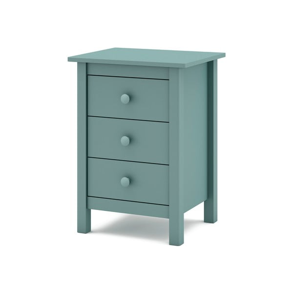 Zaļganzils priedes masīvkoka bērnu naktsskapītis Max – Marckeric-image-3