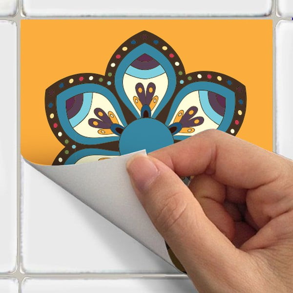 60 uzlīmju komplekts Ambiance Azulejos-image-1