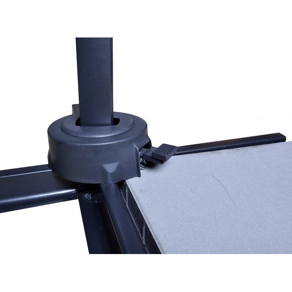 Pelēks saulessargs 270x270 cm Cantielver – Rojaplast-image-2