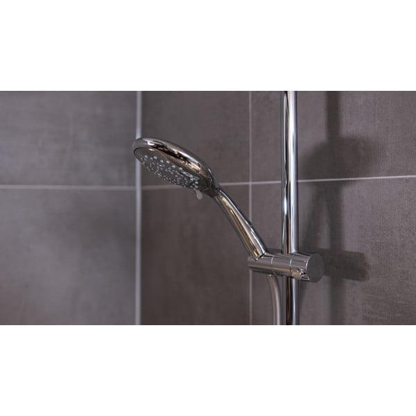 Enerģiju taupoša hromēta dušas galva Wenko Automatic, ø 11 cm-image-3