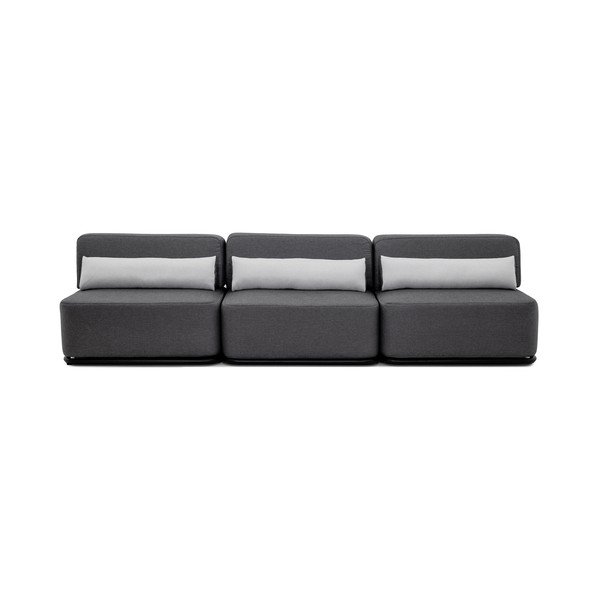 Tumši pelēks dārza modulārais dīvāns 306 cm Straw – Sit Sit-image-3