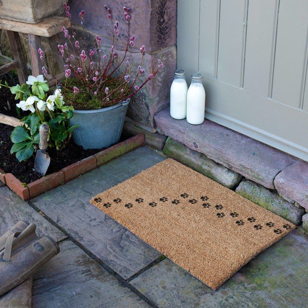 Kokosšķiedras kājslauķis 40x60 cm Paw Prints – Artsy Doormats-image-3