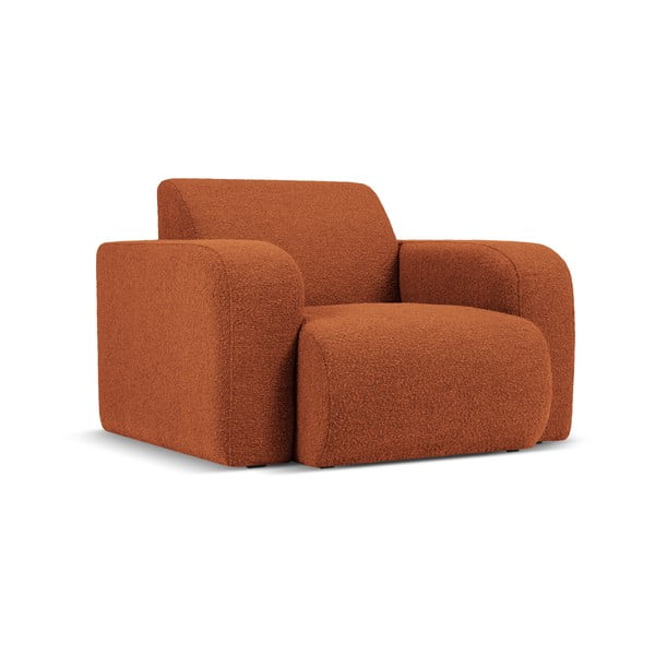 Brūns atpūtas krēsls no buklē auduma Molino – Micadoni Home