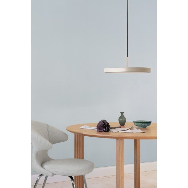 Krēmkrāsas LED piekaramā lampa ar regulējamu spilgtumu un metāla abažūru ø 43 cm Asteria Plus Medium – UMAGE-image-1