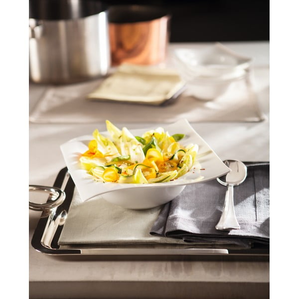 Balta porcelāna bļoda Maxwell & Williams Motion, 19 x 19 cm-image-2