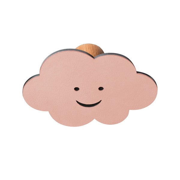 Rozā tērauda sienas āķis Cloud Dot Nupo – LIND DNA