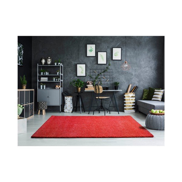 Sarkanais paklājs Universal Khitan Liso Red, 100 x 150 cm-image-1
