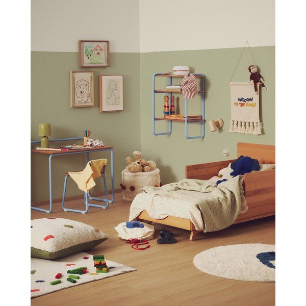 Zils metāla bērnu krēsls Tinn – Kave Home-image-1