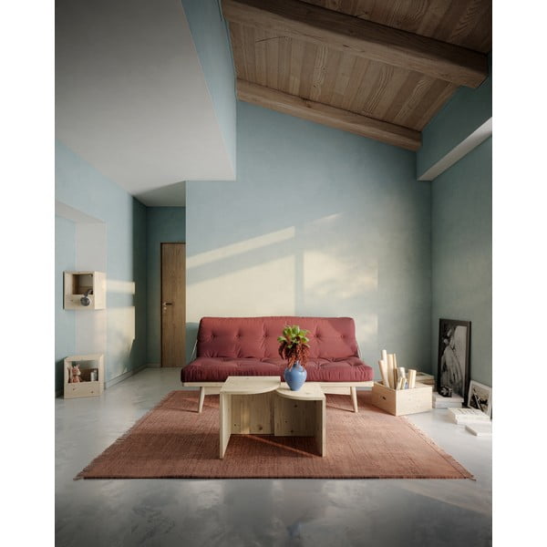 Dabīga toņa priedes masīvkoka žurnālgaldiņi (2 gab.) Combine – Karup Design-image-3