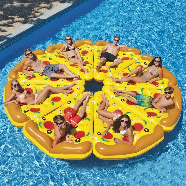Piepūšamais matracis InnovaGoods Pizza-image-2