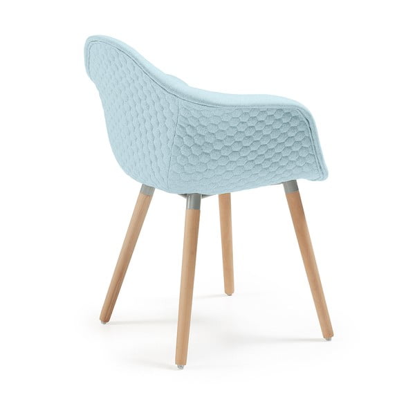 Gaiši zils krēsls La Forma Kenna-image-2