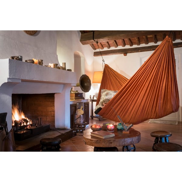 Oranžs šūpuļtīkls Descotis Bella, garums 420 cm-image-1