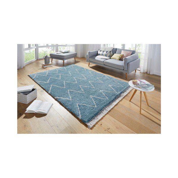 Zils paklājs Mint Rugs Rotonno, 80 x 150 cm-image-3