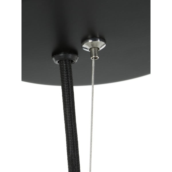 Melna griestu lampa Westwing Collection Silvan-image-3