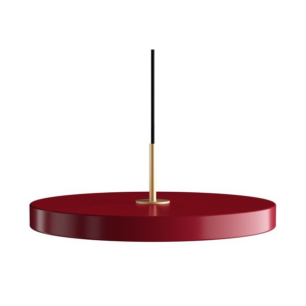 Sarkana LED piekaramā lampa ar metāla abažūru ø 43 cm Asteria Medium – UMAGE