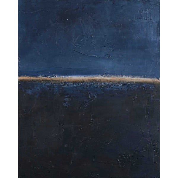 Glezna, roku darbs 78x98 cm Edge Blue   – Malerifabrikken