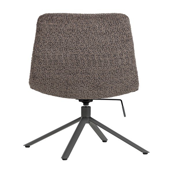 Brūns grozāms atpūtas krēsls no buklē auduma Soren – WOOOD-image-4