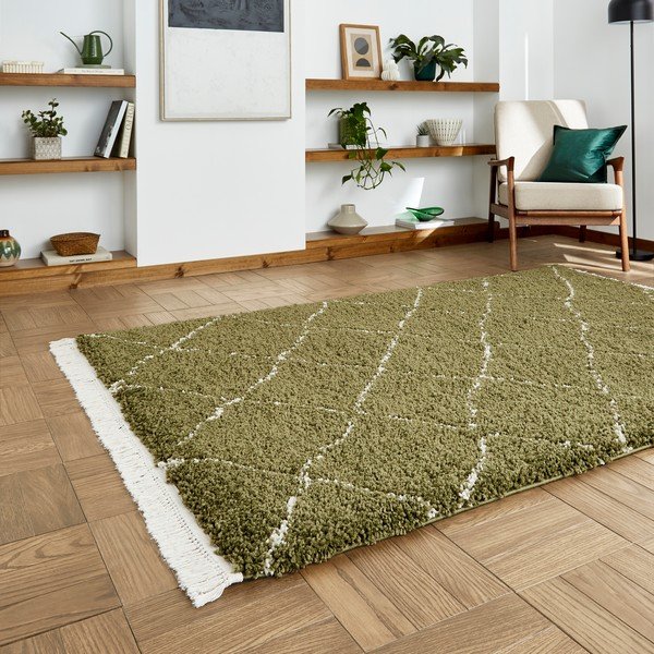 Zaļš paklājs 160x230 cm Boho – Think Rugs-image-2