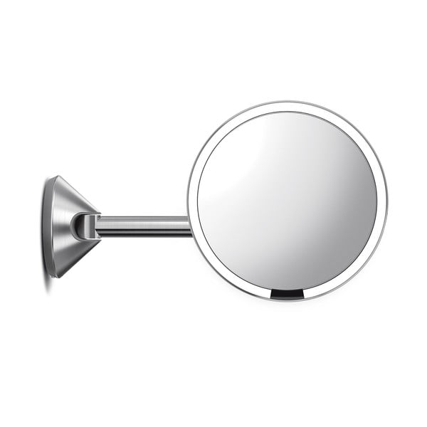 Sienas/kosmētikas spogulis ar gaismu/palielināmais (5x) ø 20 cm Sensor – simplehuman-image-3