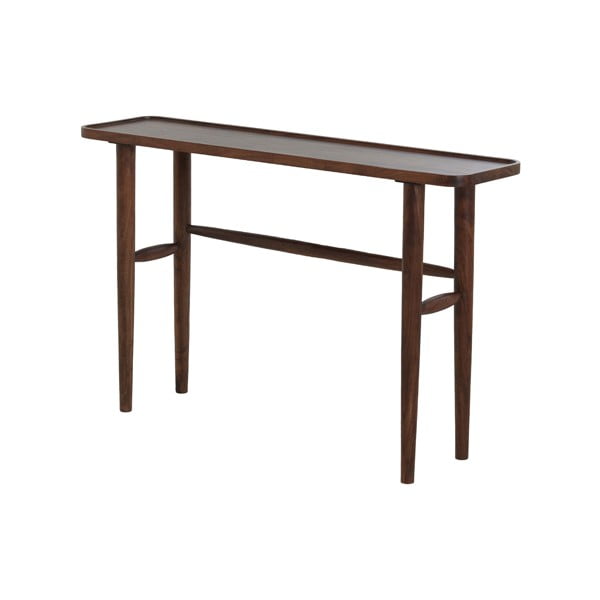 Brūns akācijas masīvkoka konsoles galds 30x120 cm Qiano – Light & Living-image-2