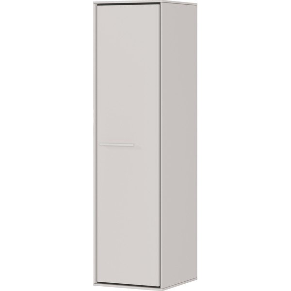 Pelēkbēšs vannas istabas skapis 31x112 cm Sovana – Germania