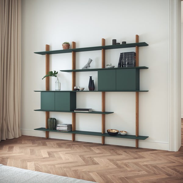 Zaļa moduļu plauktu sistēma 68x36 cm Bridge – Tenzo-image-3