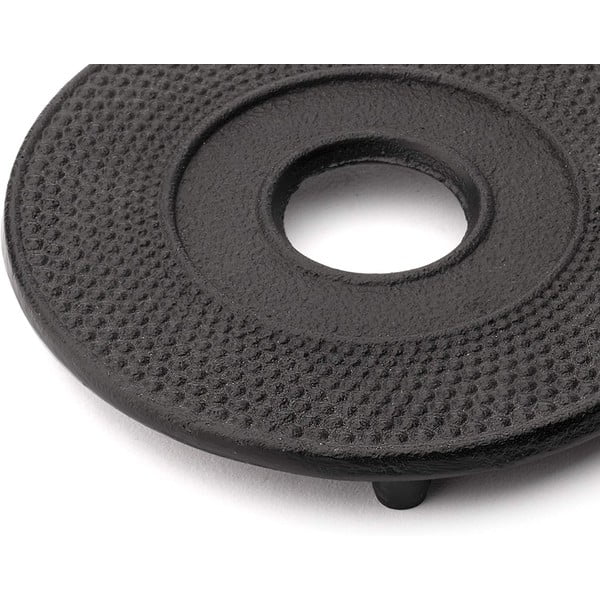 Melns čuguna tējas paliktnis Bredemeijer Jing, ⌀ 13,4 cm-image-1