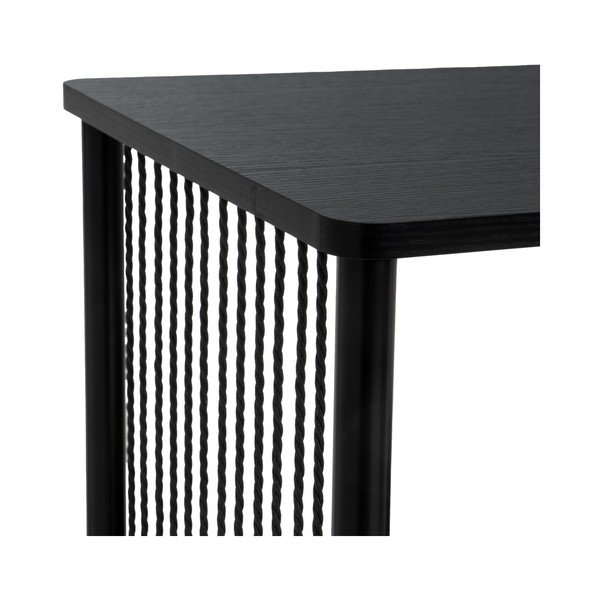 Melns žurnālgaldiņš 40x80 cm Manila – Casa Selección-image-1