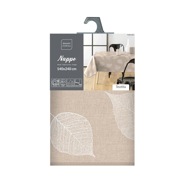 Ar mitru drānu noslaukāms galdauts 140x240 cm Feuillys – douceur d'intérieur-image-4