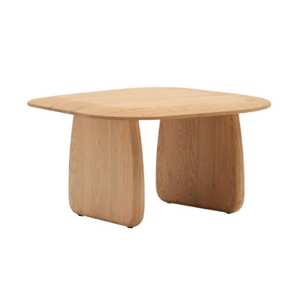 Ozola masīvkoka sānu galdiņš 70x71 cm Pirita – Kave Home