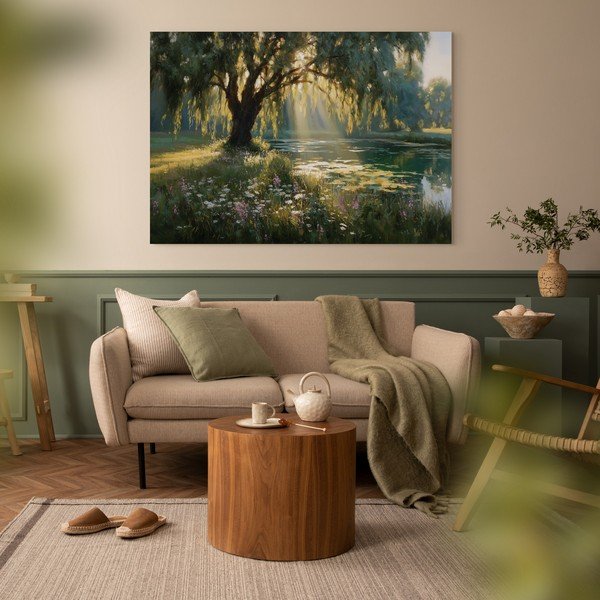 Glezna 113x85 cm Sunlit Willow – Styler-image-2