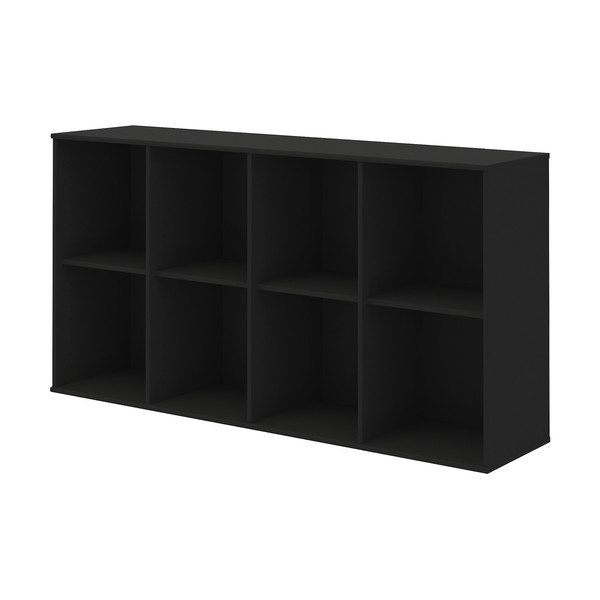 Melna moduļu plauktu sistēma 136x69 cm Mistral Kubus – Hammel Furniture-image-2