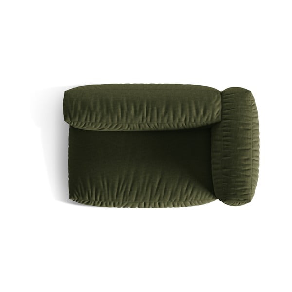 Zaļa modulārā dīvāna daļa (ar labo stūri) Martina – Micadoni Home-image-3